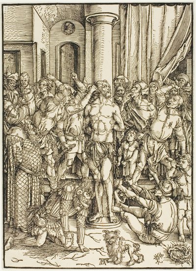 Flagelationen, fra Den Store Passion af Albrecht Dürer