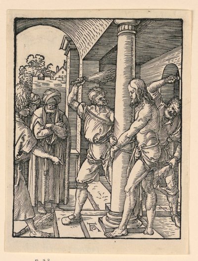The Flagelation, fra The Little Passion Series af Albrecht Dürer