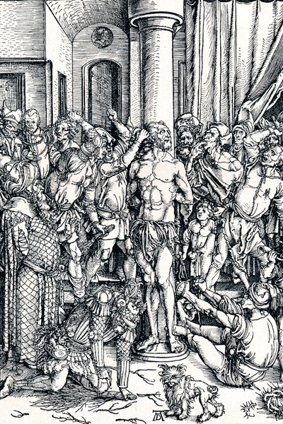The flagellation of Christ, 1498 1906 af Albrecht Dürer