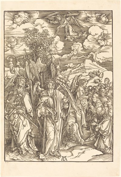 De fire engle holder vindene af Albrecht Dürer