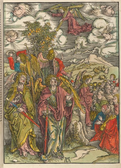 De fire engle, der holder vinden af Albrecht Dürer