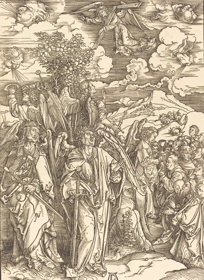 De fire engle holder vindene, 1498. af Albrecht Dürer