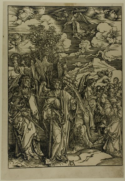 The Four Angels Staying the Winds, fra The Apocalypse af Albrecht Dürer