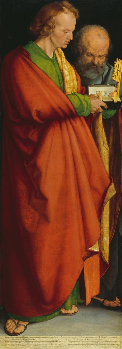 De fire apostle, de hellige Johannes og Peter af Albrecht Dürer
