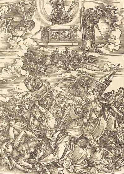 De fire hævnende engle, 1498. af Albrecht Dürer
