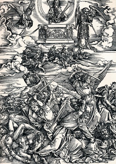De fire hævnende engle, 1498 1906 af Albrecht Dürer