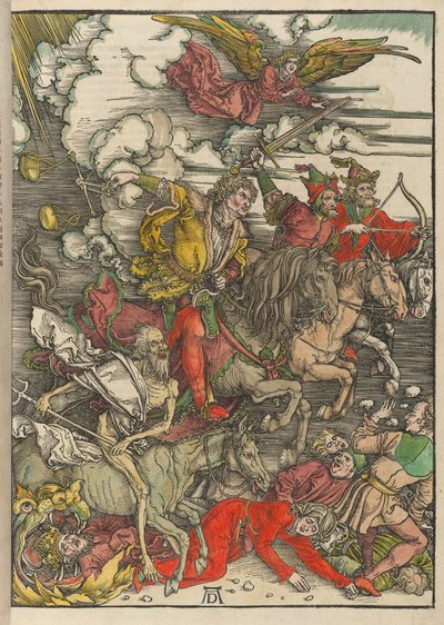 De fire ryttere, fra Apokalypsen af Albrecht Dürer
