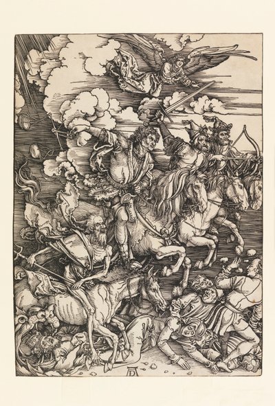 Apokalypsens fire ryttere af Albrecht Dürer