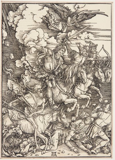 Apokalypsens fire ryttere af Albrecht Dürer