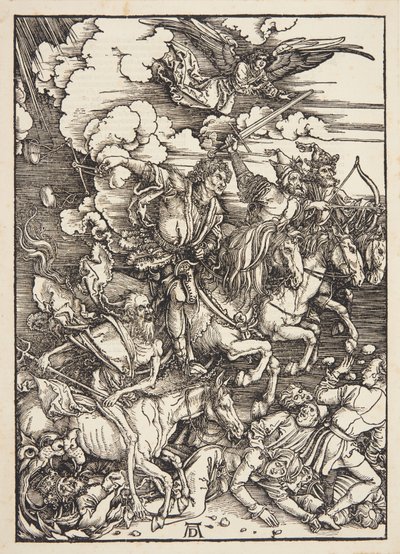 Apokalypsens fire ryttere af Albrecht Dürer