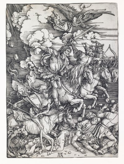 Apokalypsens fire ryttere af Albrecht Dürer