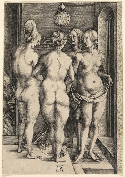 De fire nøgne kvinder af Albrecht Dürer