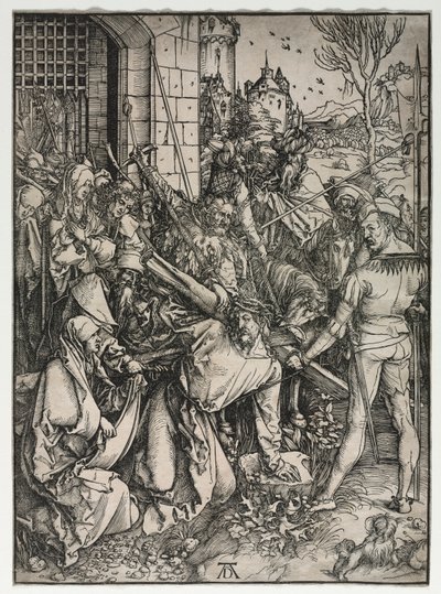 Den store lidenskab: Kristus der bærer korset. af Albrecht Dürer