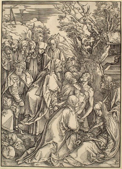 Den store passion: Nedtagelsen fra korset af Albrecht Dürer