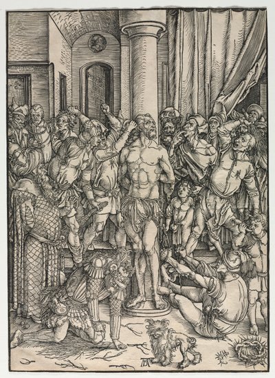Den store lidenskab: flagelleringen. af Albrecht Dürer