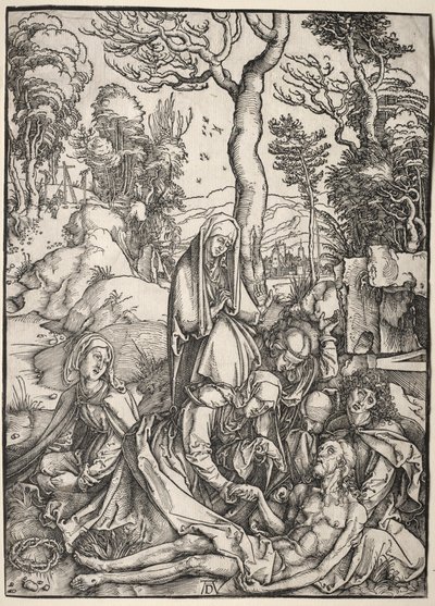 Den store lidenskab:  Kristi klagesang af Albrecht Dürer