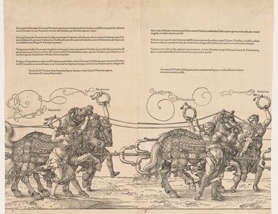 Kejser Maximilians store triumfvogn af Albrecht Dürer