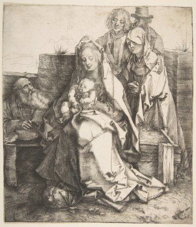 Den hellige familie, 1512-13. af Albrecht Dürer