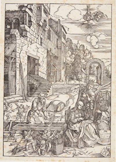 Den hellige familie i Egypten af Albrecht Dürer