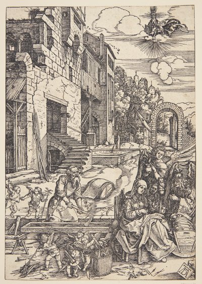 Den hellige familie i Egypten af Albrecht Dürer