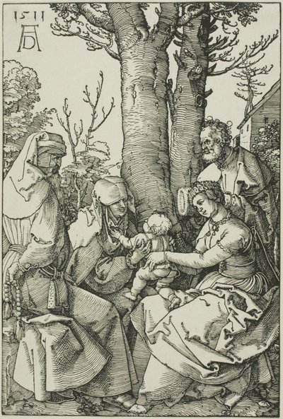 Den hellige familie med Joachim og Sankt Anne af Albrecht Dürer