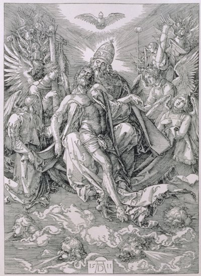 The Holy Trinity, pub. 1511 af Albrecht Dürer