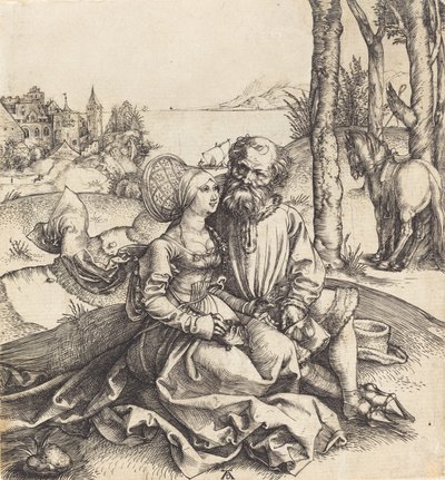 Det dårligt udvalgte par, 14951496. af Albrecht Dürer