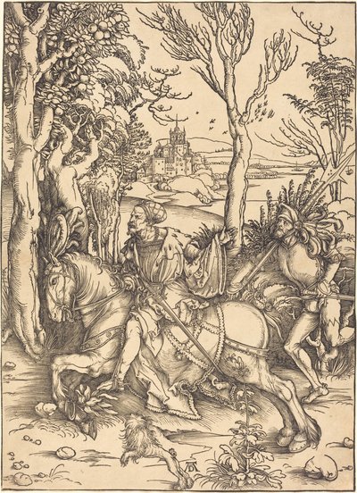 Ridderen til hest og Lansquenet af Albrecht Dürer