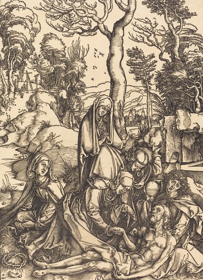 Klagesangen, ca. 14981499. af Albrecht Dürer