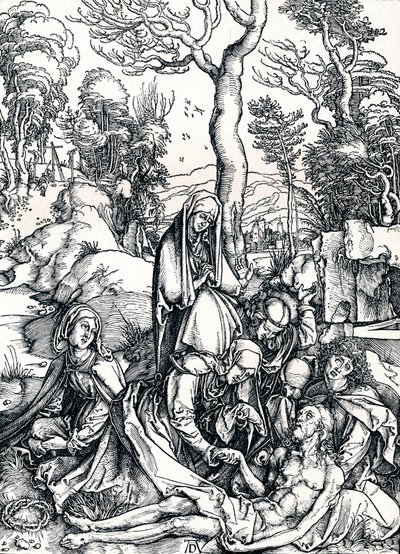Klagesangen for Kristus, 1498 1906 af Albrecht Dürer