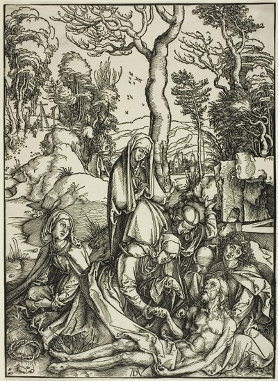 Klagesangen, fra Den store lidenskab af Albrecht Dürer