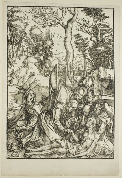 Klagesangen, fra Den store lidenskab af Albrecht Dürer