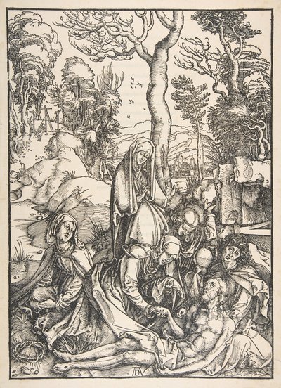 Klagesangen, fra Den store lidenskab.n.d. af Albrecht Dürer