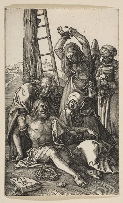 The Lamentation, fra The Passion, 1507. af Albrecht Dürer