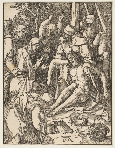 Klagesangen, fra Den lille lidenskab, ca. 1509. af Albrecht Dürer