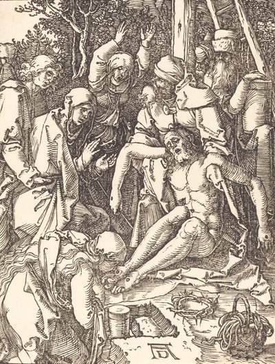 Klagesangen, sandsynligvis ca. 15091510. af Albrecht Dürer