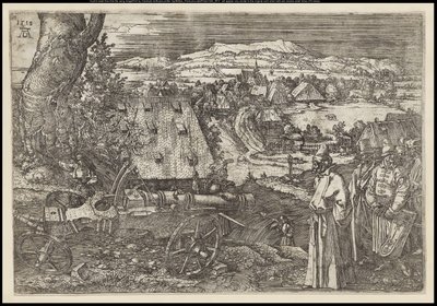 Landskabet med kanonen, 1518 af Albrecht Dürer