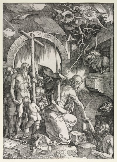 Den store lidenskab: Kristus falder ned i limbo af Albrecht Dürer