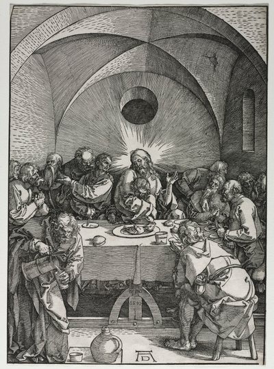 Den store lidenskab: Den sidste nadver, 1510. af Albrecht Dürer