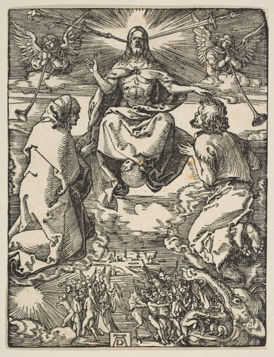 Den sidste dom, fra Den lille lidenskab, ca. 1510. af Albrecht Dürer