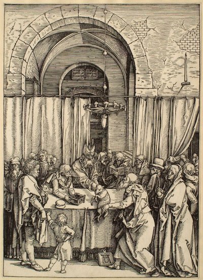 Jomfru Marias liv: Joachims offer afvist af Albrecht Dürer