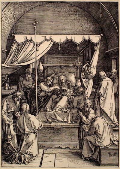 Jomfru Marias liv: Jomfru Marias død af Albrecht Dürer