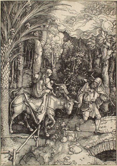 Jomfru Marias liv: Flugten til Egypten af Albrecht Dürer