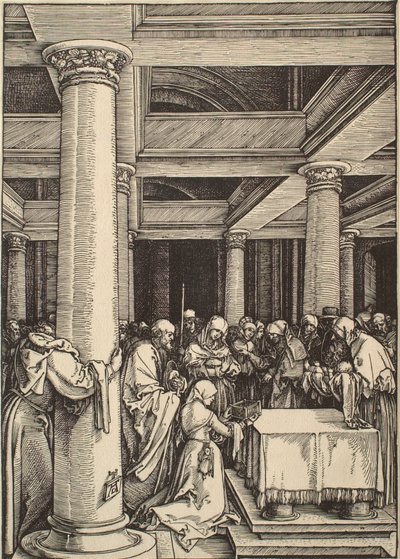Jomfru Marias liv: Fremstillingen i templet af Albrecht Dürer