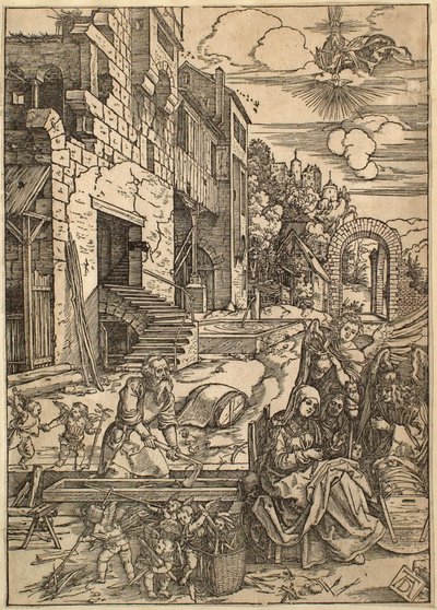 Jomfruens liv: Den hellige families ophold i Egypten af Albrecht Dürer