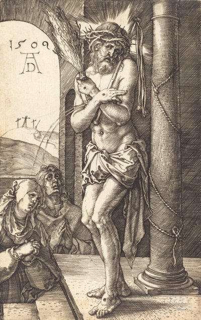 Sorgernes mand, der står ved søjlen, 1509. af Albrecht Dürer