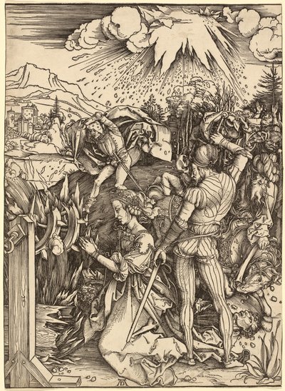 Sankt Katarinas martyrium af Albrecht Dürer