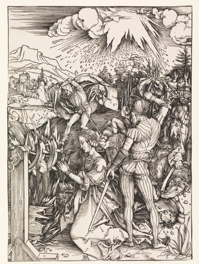 Den hellige Katarinas martyrium af Albrecht Dürer