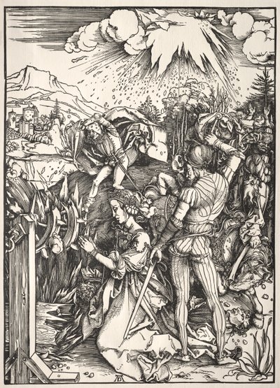 Den hellige Katarinas martyrium af Albrecht Dürer