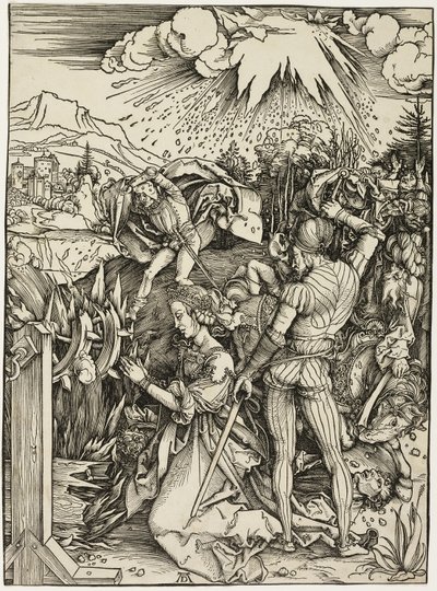 Den hellige Katarinas martyrium af Albrecht Dürer